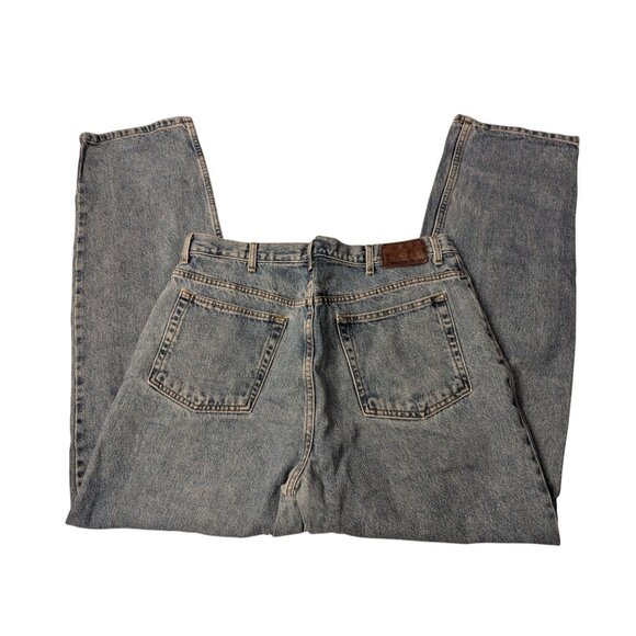 Calvin Klein Jeans Mens 36x32 Easy Fit Double Stone Wash Denim Pants - Picture 2 of 6